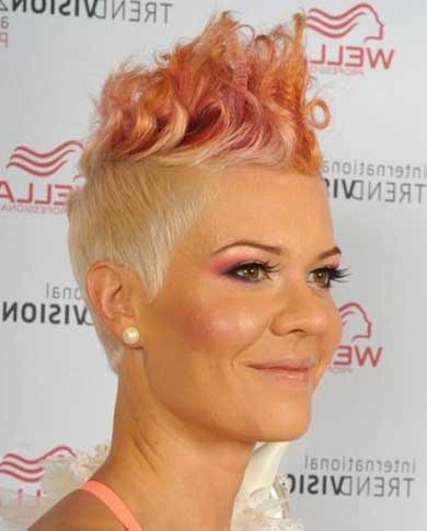 Glam Punk Two Tone Hair Style