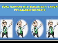 Prediksi Soal UAS ( PAS ) MTs Qurdits Kelas IX Semester 1 Tahun 2018/2019