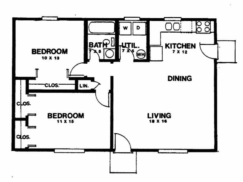  House Plans South Africa moreover Small 2 Bedroom Ranch House Plans