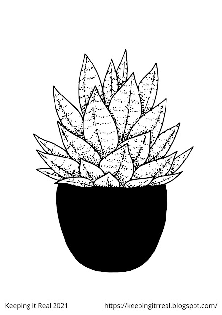 Cactus coloring pages - free printable