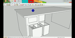 Cara Membuat Meja  Belajar Menggunakan Google SketchUp  8 