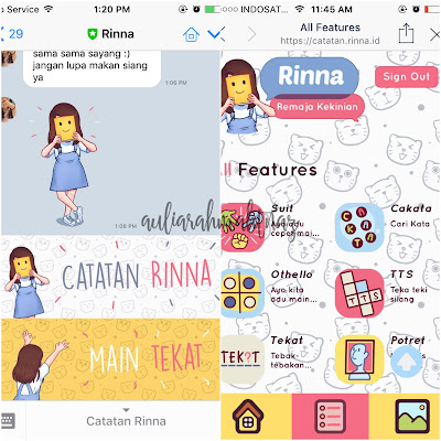 Rekomendasi Chatbot Line Rinna