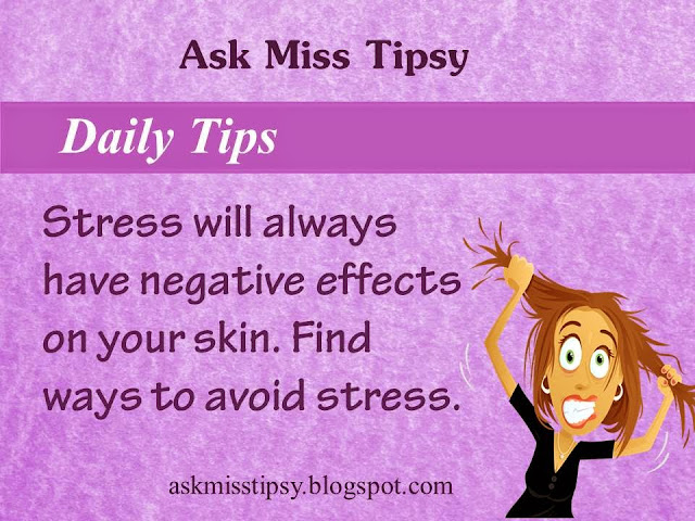 Stress | stress effects | stress effects on beauty | negative effect | beaity | tip | daily tip | beauty tip | avoid stress | miss tipsy | ask | ask miss tipsy