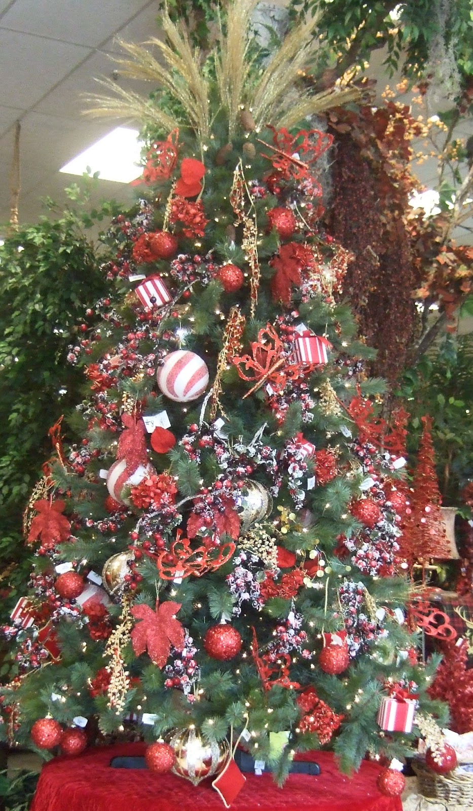 Ana Silk Flowers Ideas  Christmas  Tree  Decorating  