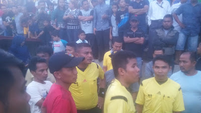 Membabi Buta, Wasit Pertandingan Jordus Cup XVI Dihajar Kiper PS GAS Sawahlunto