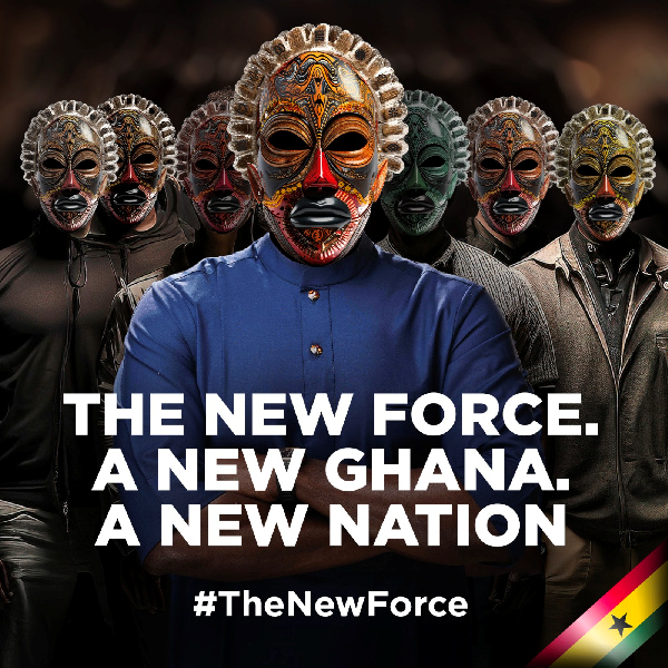 <img src="Nana Kwame Bediako.png"The man with the mask, Nana Kwame Bediako, is exposed as The New Force.">