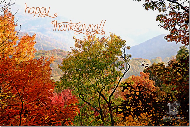 Happy Thanksgiving (copyright Jenny @ Flutterbye Chronicles)