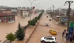 Flooding in Turkish Quake-Hit Provinces