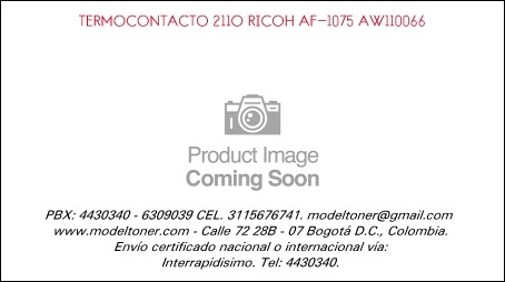 TERMOCONTACTO 211O RICOH AF-1075 AW110066