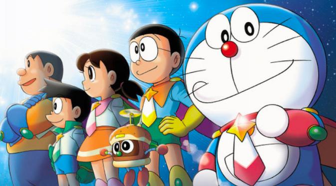 Kopi Hangat Gambar Kartun  Doraemon  Nobita dan Teman Temannya