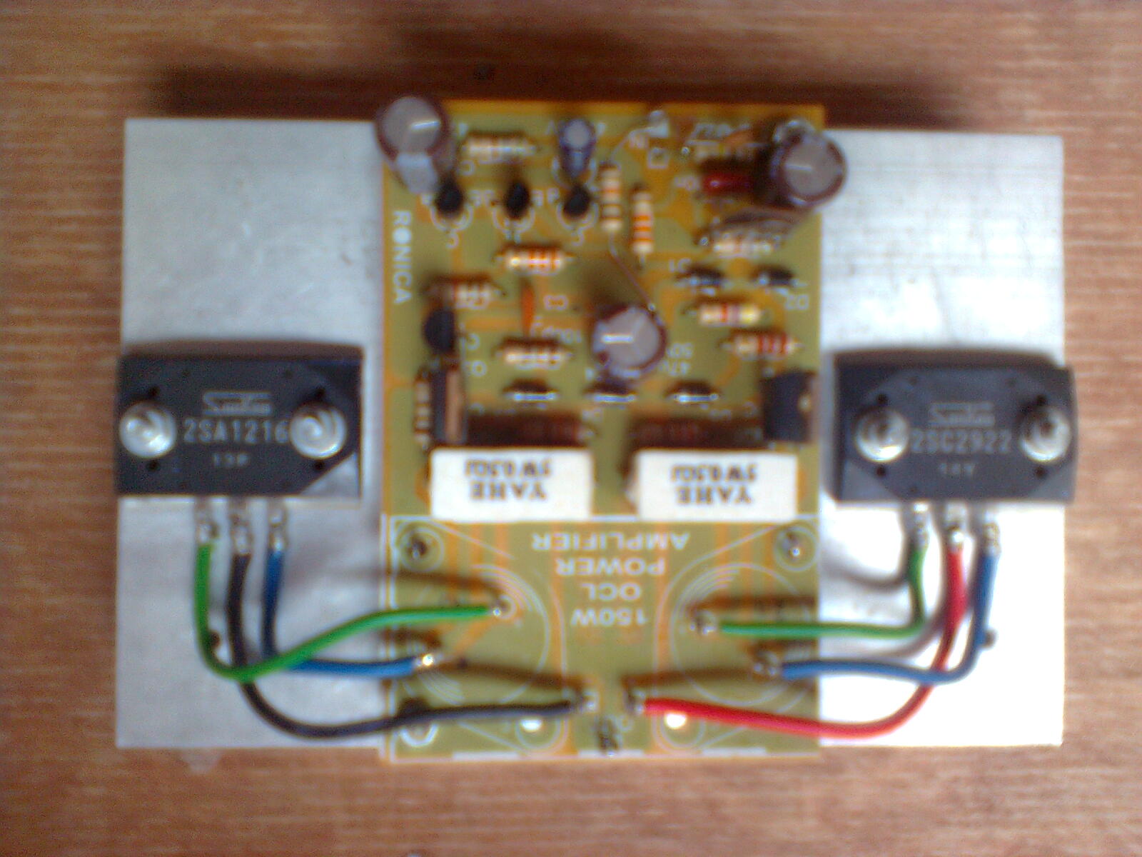 Modifikasi power ampli 150 watt OCL part III ~ MAGICNET 