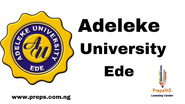 Adeleke University Admission List