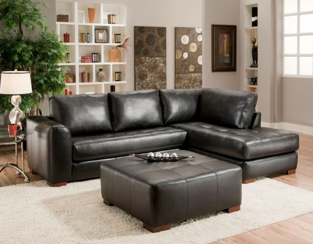 Sofa Kulit Minimalis Modern Untuk Ruang Tamu Kecil