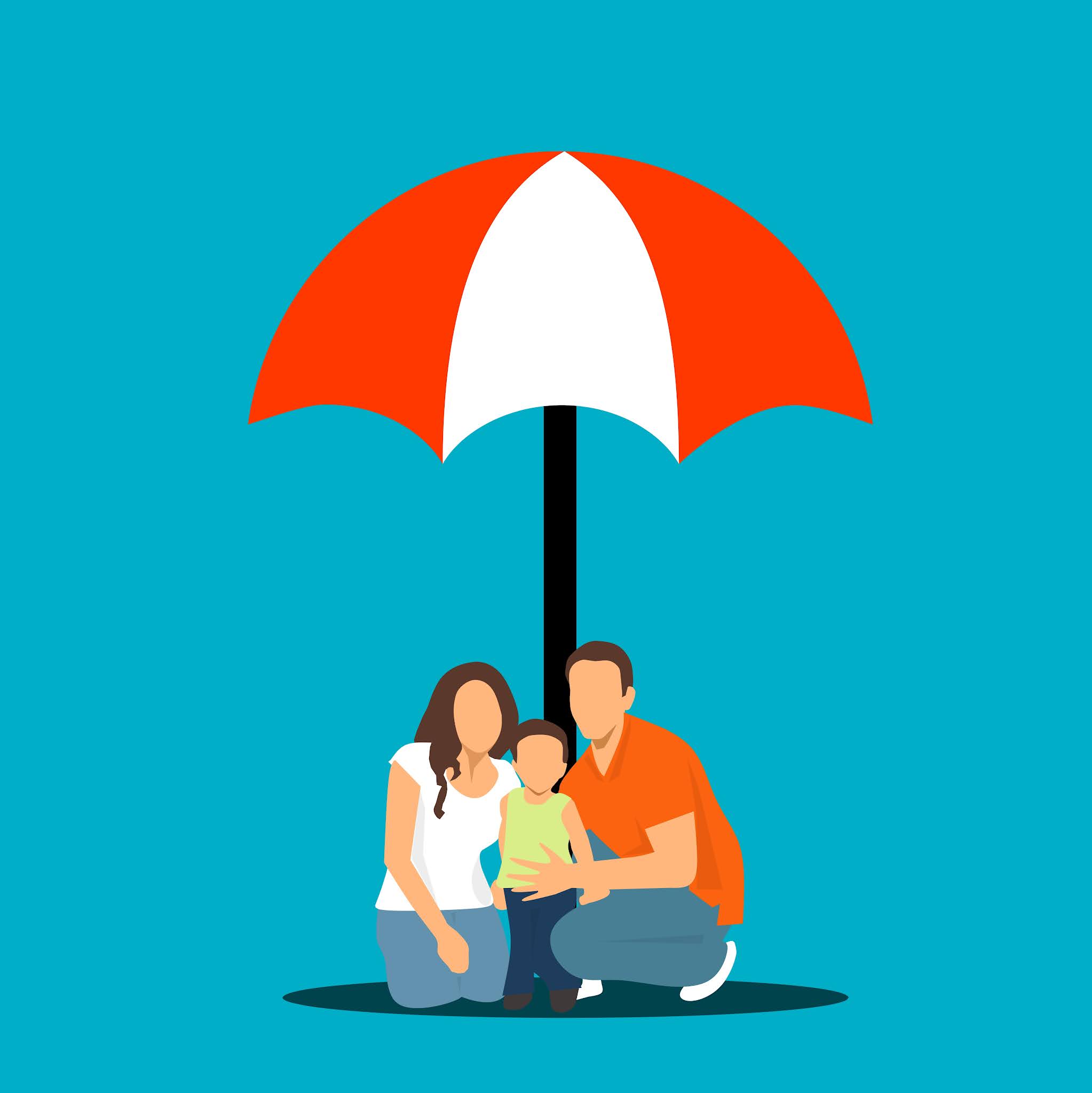 Life insurance concept graphic design