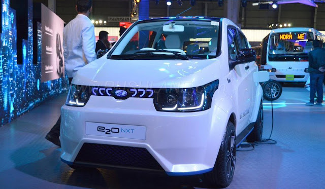 Mahindra e2o NXT Facelift at 2018 Delhi Auto expo