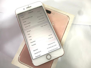 Hape Seken iPhone 7+ 7 Plus 128GB Mulus Fullset