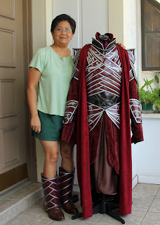 Lord Elrond armor costume handmade by Ruby Bayan.