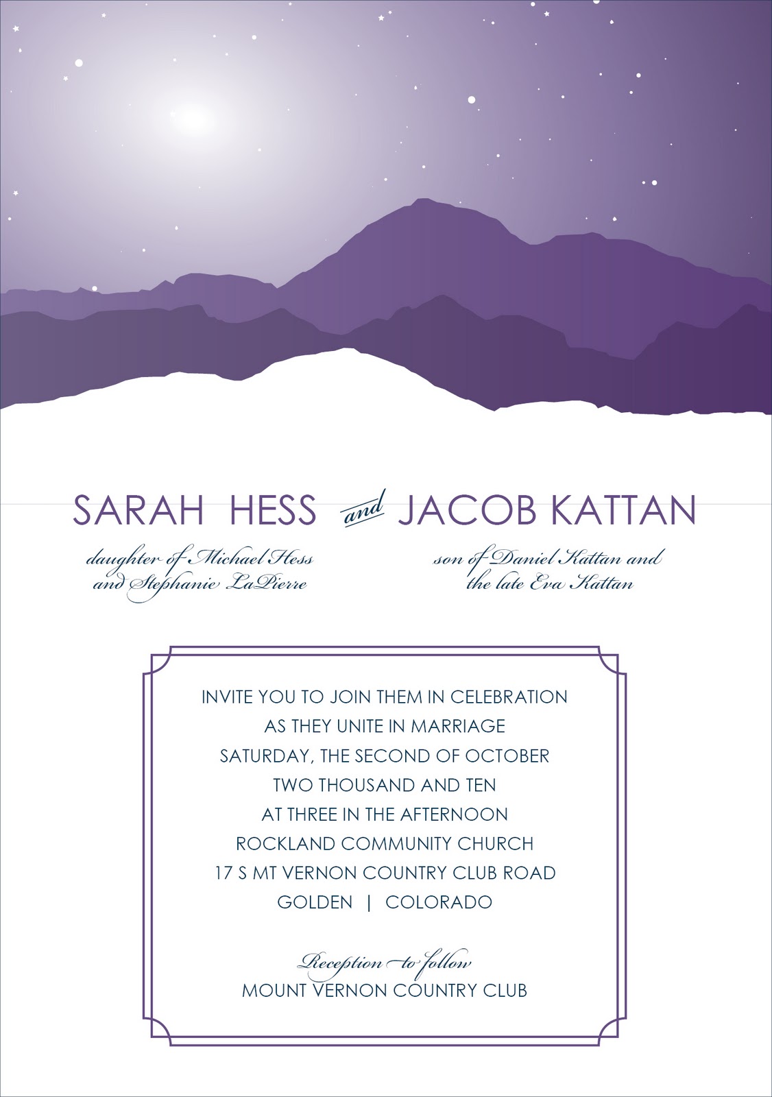 BAILEY DOEHLER DESIGNS: New Custom Wedding Invite