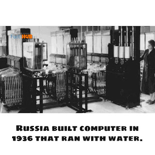 Russia built computer in 1936 that ran on water