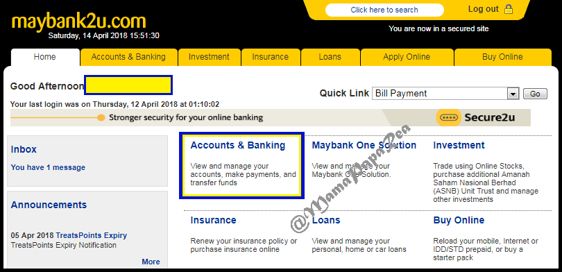 Cara Print Penyata Statement Bank Dari Maybank2u Mamapaparea Lifestyle Healthy Beauty