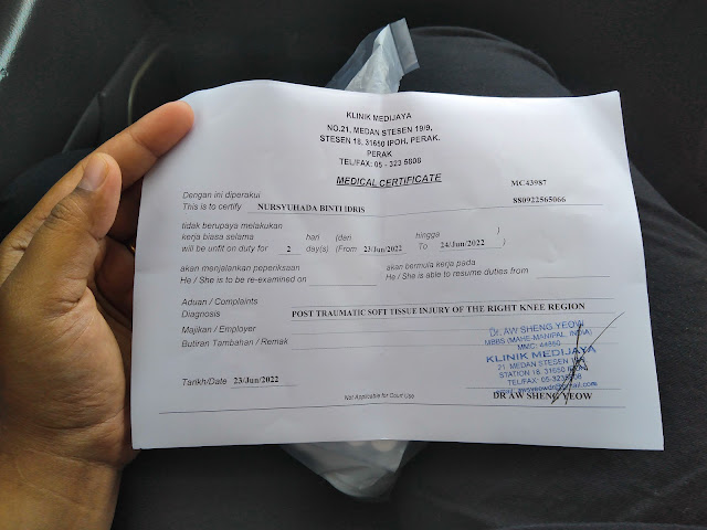 Medical certificate