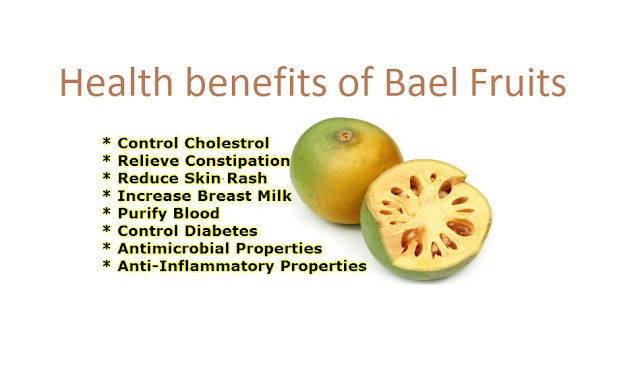 Health benefits of bael fruits