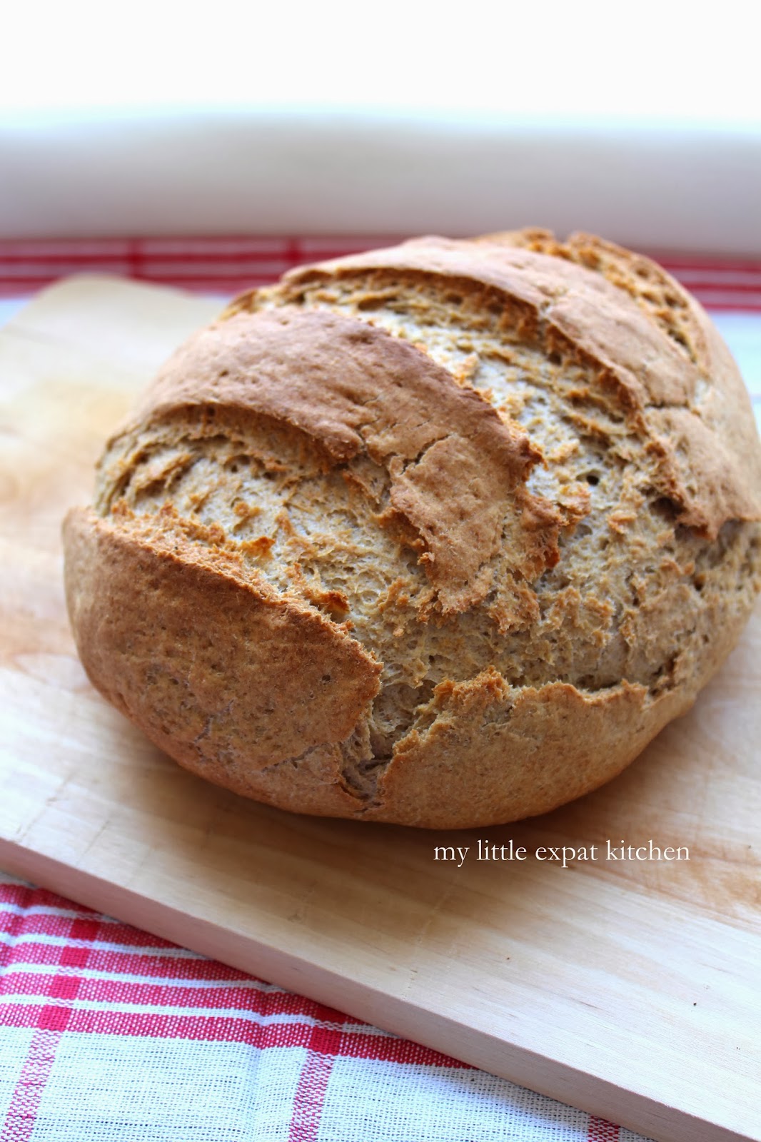 My Little Expat Kitchen: Greek barley bread