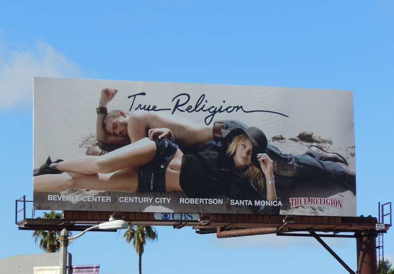 true blood billboard. True Religion fashion