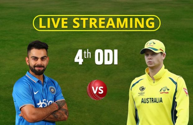 India vs Australia 4th ODI Live Online Streaming