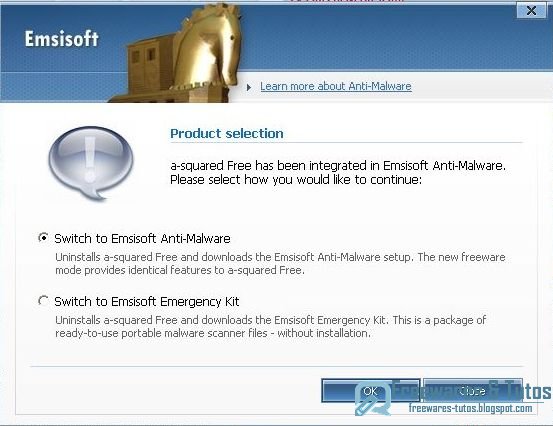 Le logiciel antimalware A-squared Free n'existe plus