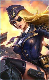 Lesley Black Rose Admiral Heroes Marksman Assassin of Skins V3