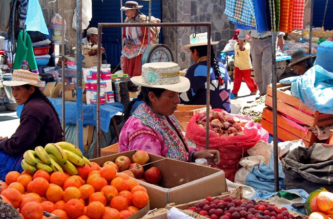 mercado de chivay