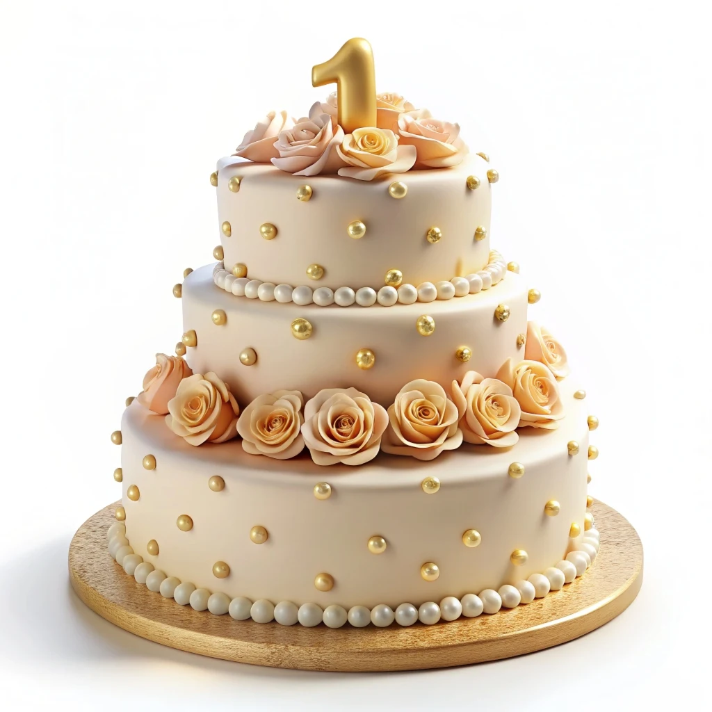  pastel de aniversario de bodas de 1 año 