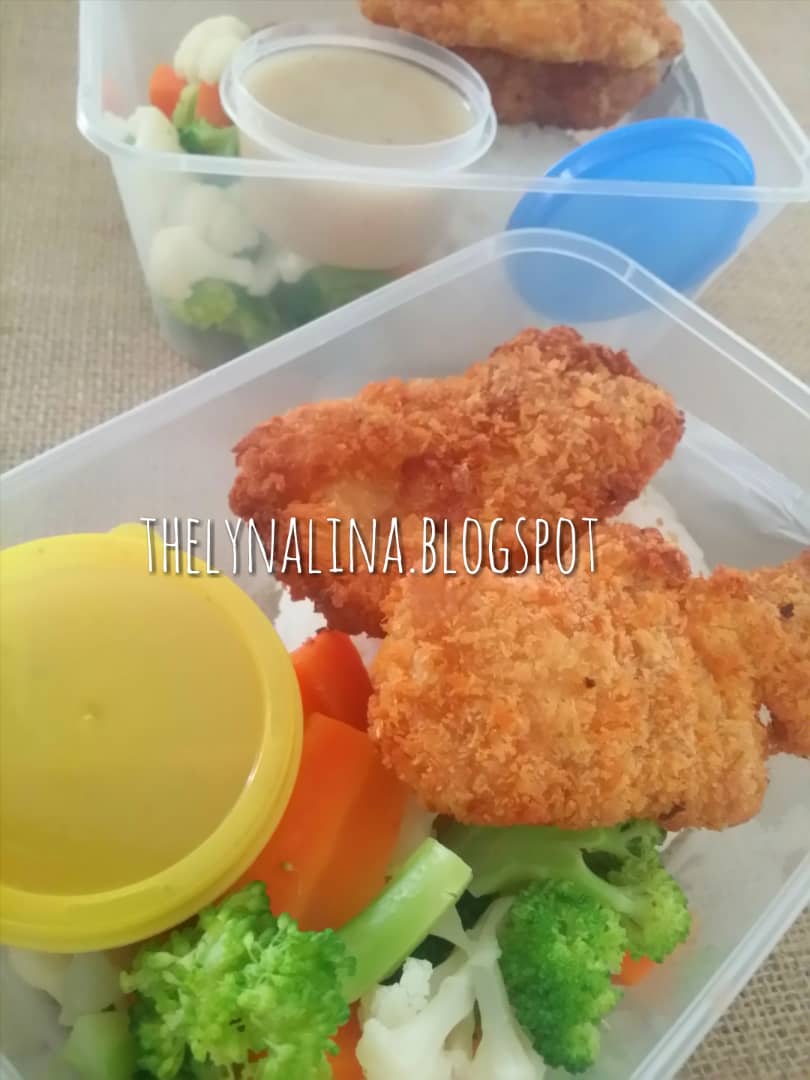 Menu lunch box 12 : Fillet Ikan Dori Dengan Black Pepper 