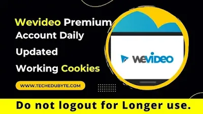 Wevideo free Premium Account cookies 2022