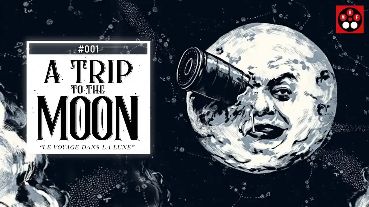 A Trip to the Moon, Le Voyage dans la Lune, Georges Méliès, science fiction movie, Jules Verne, H.G. Wells, cinematic approach, Victorian values, satire, lunar expedition, Selenites, Monster Gun, fin-de-siècle Paris, cinema history.