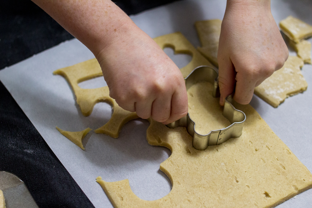 Christmas Cookies with Nestle Toll House Rolled and Ready Cookie Dough