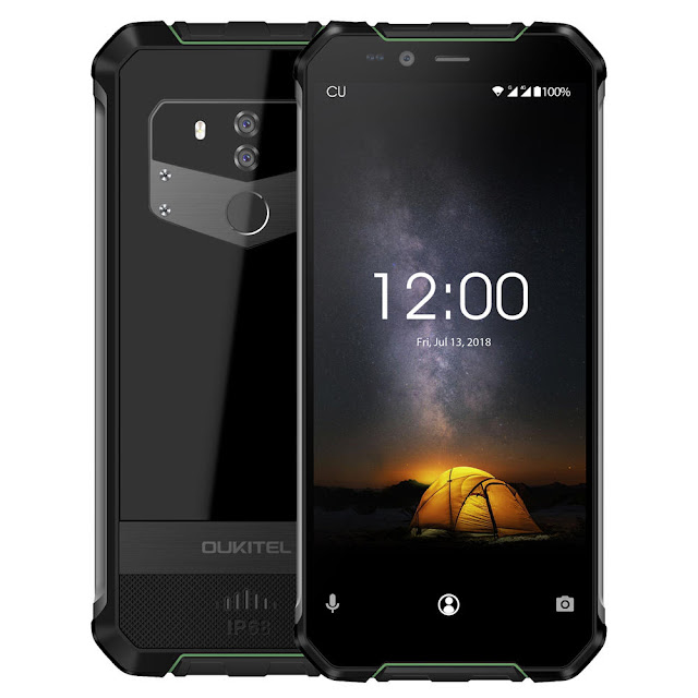 OUKITEL WP1 5.5 Inch HD+ IP68 5000mAh Wireless Charging 4GB 64GB MT6763 Octa Core 4G Smartphone