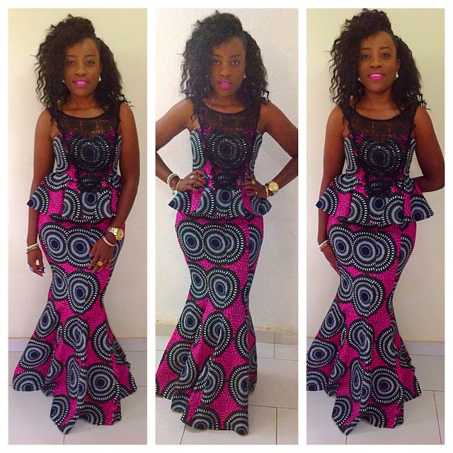 Latest Creative Ankara Gown Style