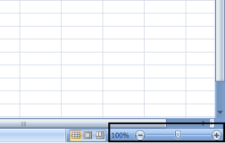 Zoom tool 1 excel 2007