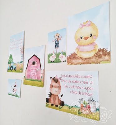 Painel Fazendinha Menina