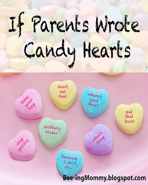 #IfParentsWroteCandyHearts, candy hearts, Valentine's Day, conversation hearts, mom hearts, dad hearts, mom candy hearts, dad candy hearts, funny candy hearts, funny conversation hearts, parent conversational hearts, valentines day fun