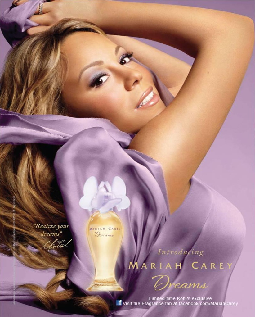 Mariah Carey — ''Dreams" Elizabeth Arden fragrance
