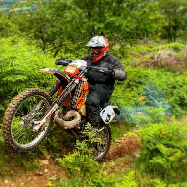 Noel on his KTM200EXC