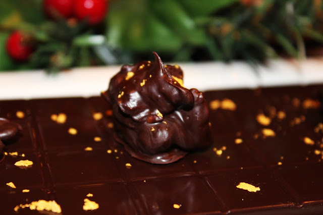 TURRÓN DE CHOCOLATE, MUESLI Y BAILEYS, AL PUNTO DE SAL