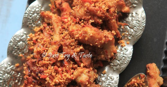 Just Try & Taste: Resep Ayam Goreng Tabur Cabai Bawang
