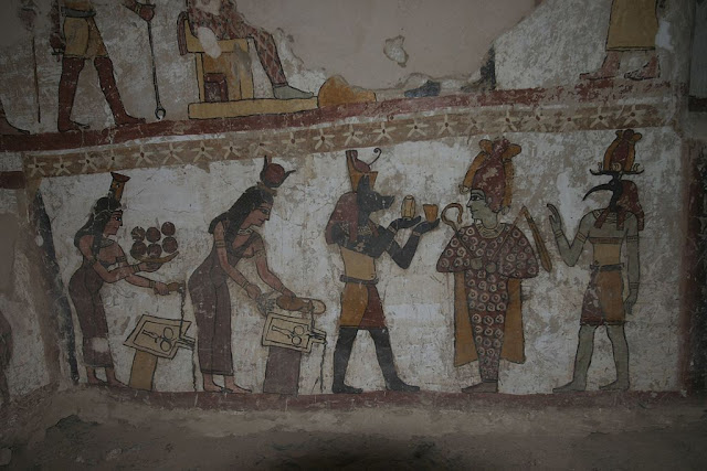 Paintings from the tomb of Petosiris at Muzawaka (XI)