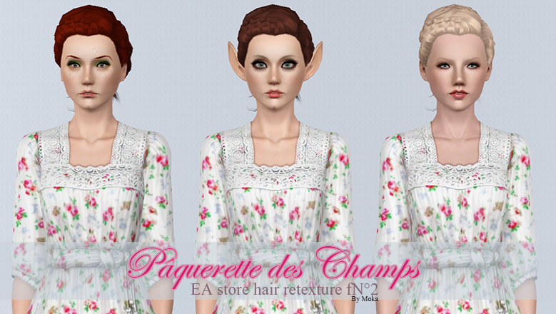 Frenchy and Stupid sim: EA store: Hair retexture fN2 