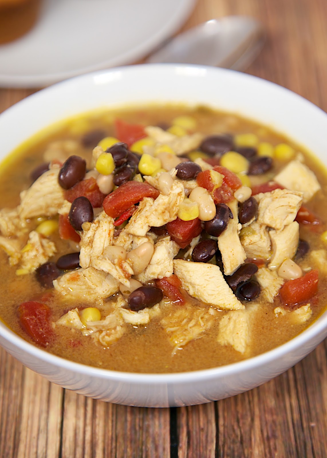 Slow Cooker Chicken Taco Soup | Plain Chicken®