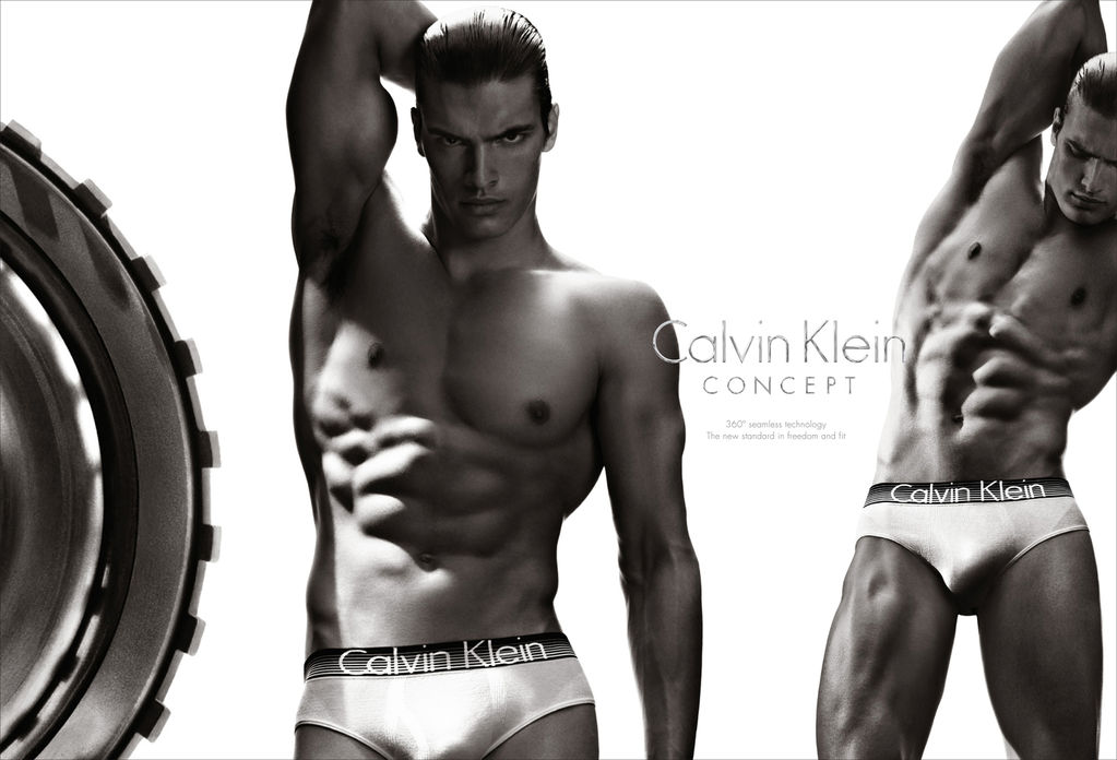 Ad Campaign  Calvin Klein Underwear Fall 2014 ft. Matthew Terry & Edita  Vilkeviciute by Daniel Jackson. - FASHIONIGHTS